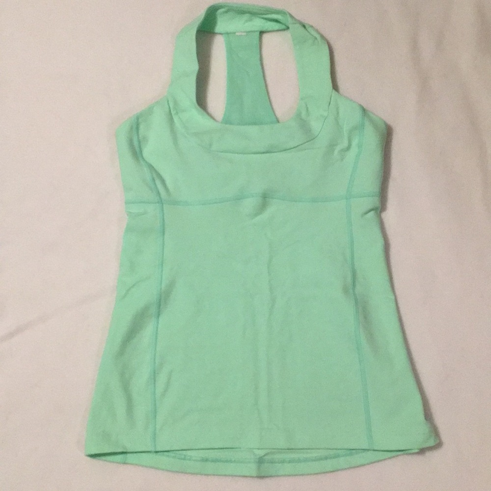 Lululemon Scoop Neck tank top fresh teal